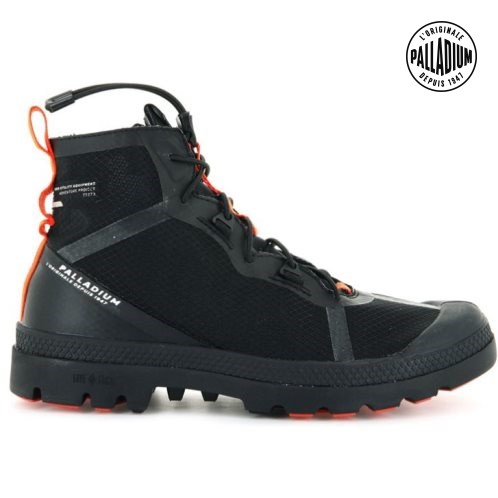 Pánské Tenisky Palladium Travel Lite+ Adventure High Tops Černé | CZ JGZ-03T